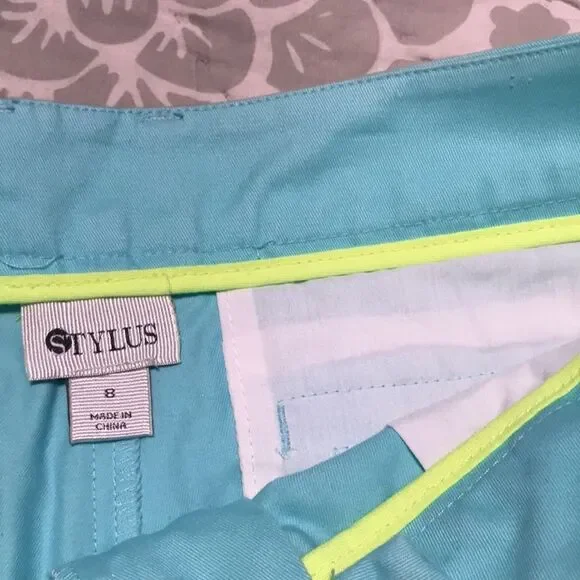 Stylus Aqua Dressy Shorts 8 - Picture 4 of 6